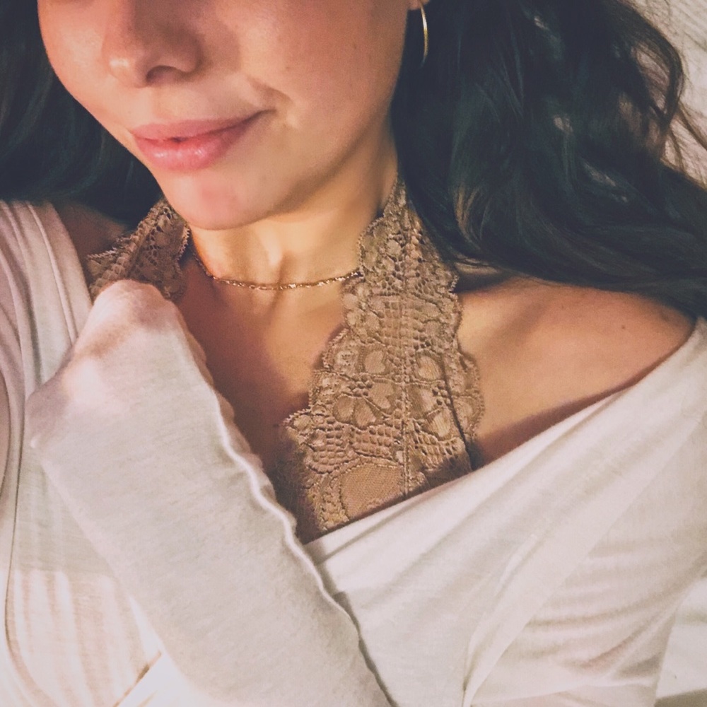 Free People Tan Bralette